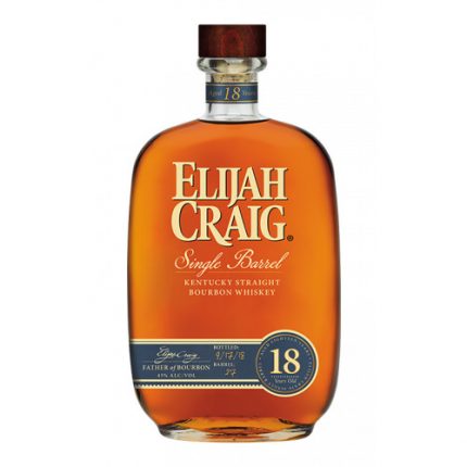 Elijah Craig Single Barrel 18 Year Old Kentucky Straight Bourbon Whiskey